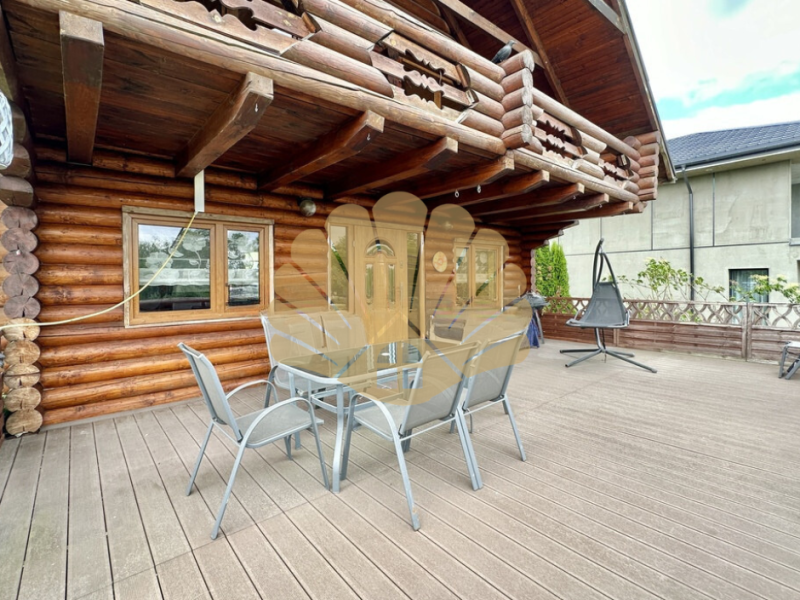 Dom z bali - Wierzbica ul. Wąska