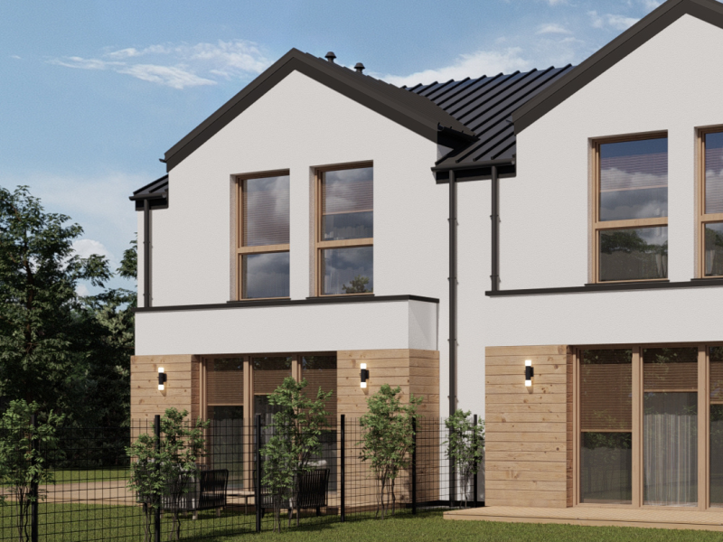 Przestronny i Nowoczesny Bliźniak w Kozerkach – Elegancja i Komfort w Zgodzie z Naturą N.2003